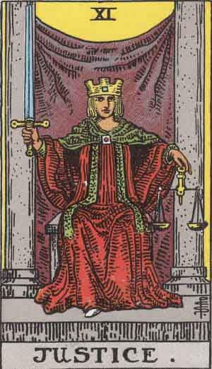 Tarot Card by Card Justice - The Lady