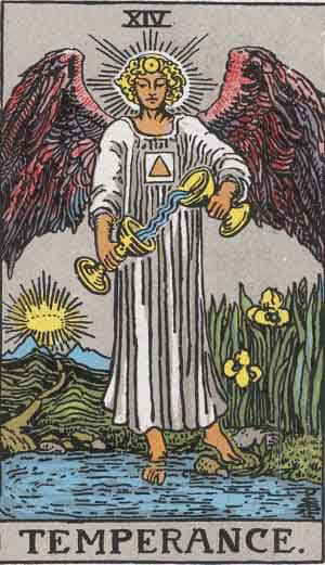 Tarot Card by Card: Temperance - Tarot card meanings