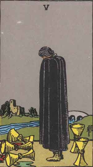 five of cups obsessive thinking