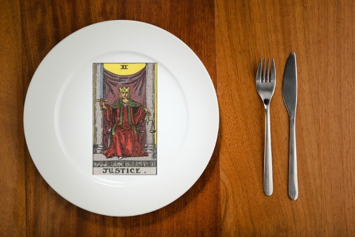 tarot by the mouthful justice