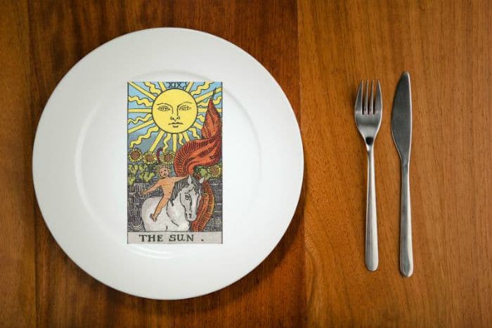 tarot by the mouthful the sun