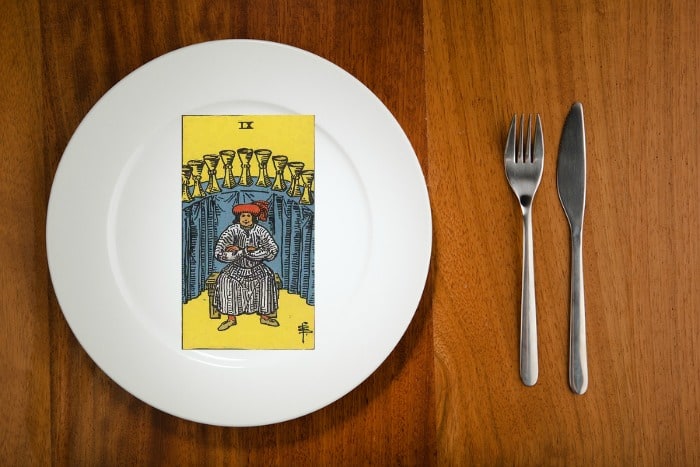 tarot by the mouthful nine of cups