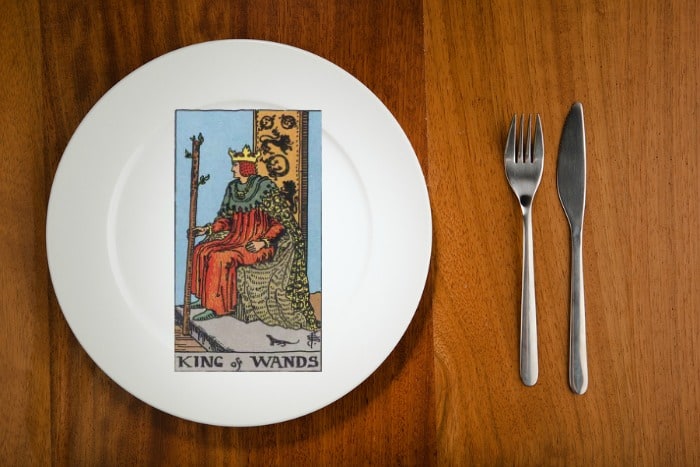 tarot by the mouthful king of wands