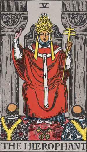 Which tarot cards indicate marriage? The Hierophant can represent a marriage or committed, traditional relationship. 