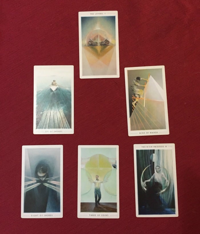 Tarot Spread Test Drive - New Age Hipster Stranger Things Spread example