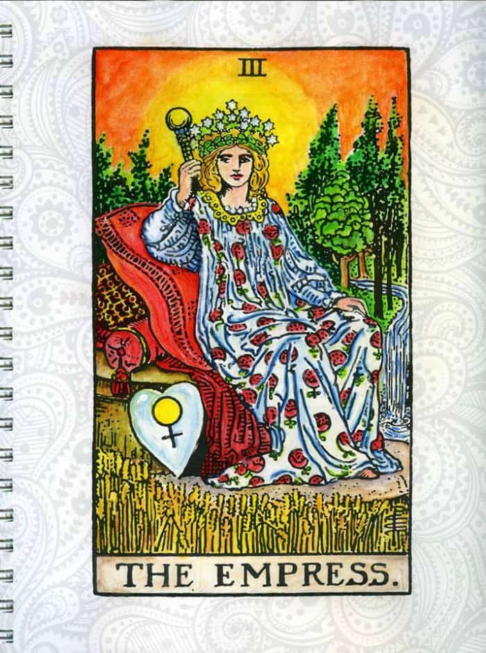 How to Bling The Tarot Coloring Book: Inktense Pencils - The Tarot Lady