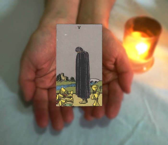 Five of Cups as a Message (Upright & Reversed) Tarot Card Meaning