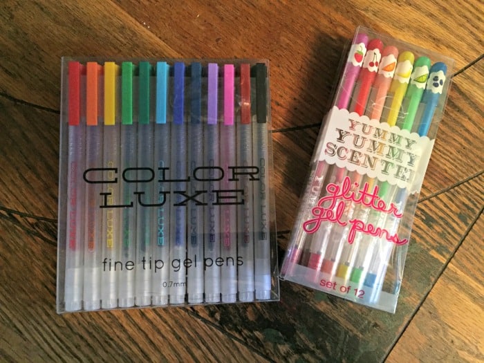 How to Bling The Tarot Coloring Book: Colored Gel Pens - Ooly Gel Pens
