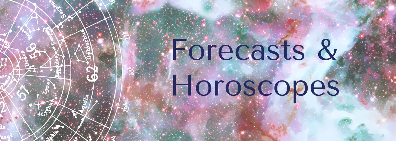 Forecasts and horoscopes. The Tarot Lady's monthly horoscopes. Astrology. Zodiac. 