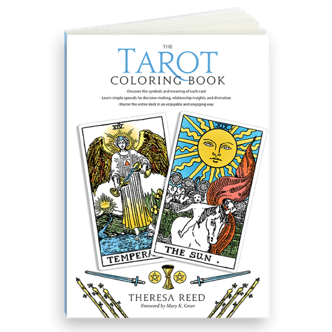 The Belles Dames Tarot Coloring Book 