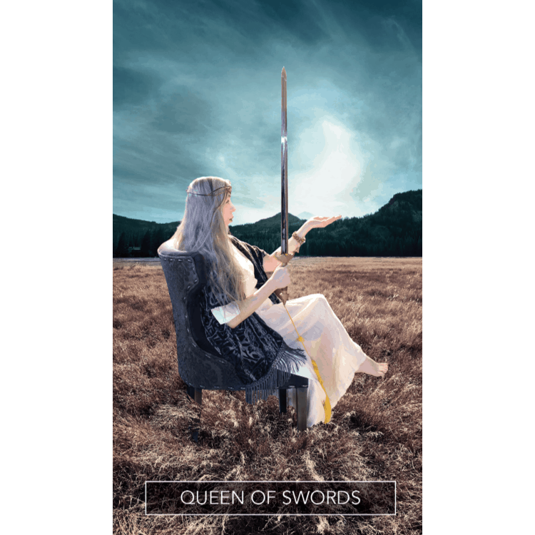 Queen of Swords The Key Tarot 