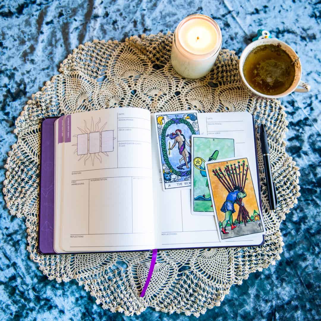 The Weiser Tarot Journal: Guidance and Practice (for Use with Any Tarot Deck--Includes 208 Specially Designed Journal Pages and 1,920 Full-color Tarot Stickers to Use in Recording Your Readings) [Book]